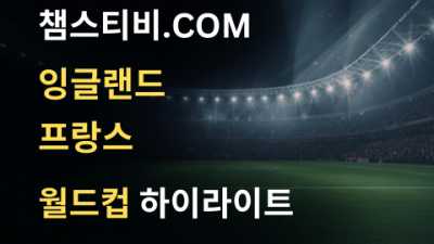 잉글랜드 VS 프랑스 4:6 월드컵 하이라이트