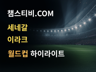 세네갈 VS 이라크 5:0 월드컵 하이라이트