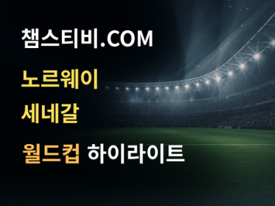 노르웨이 VS 세네갈 3:2 월드컵 하이라이트